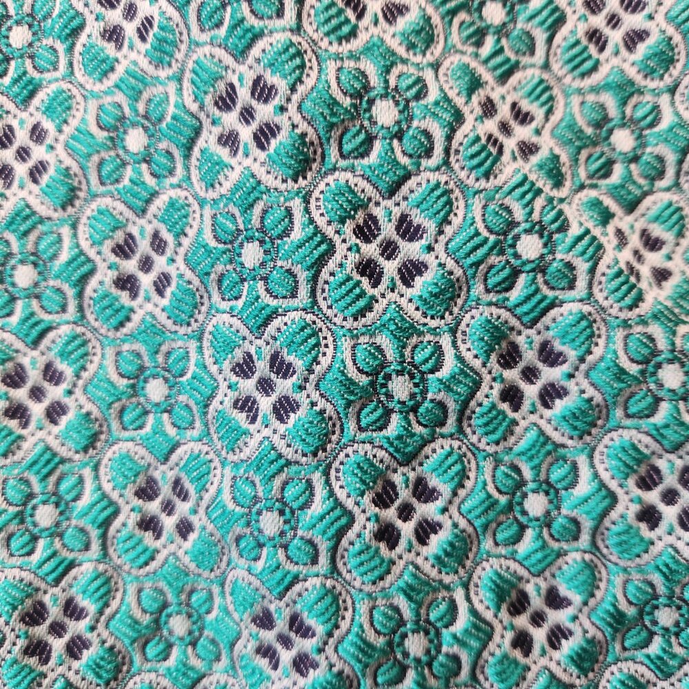 NWT Banana Republic Jacquard Sheath Dress Green Size 0 - Picture 4 of 5